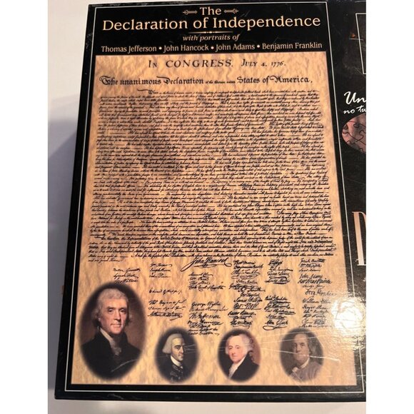 750-Piece Jigsaw Puzzle Historic Documents Declaration of Independence 18"x 24" - Picture 4 of 7